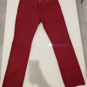 Men's Red Jeans